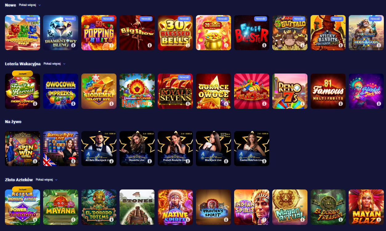Automaty do Gry w Oscarspin Casino